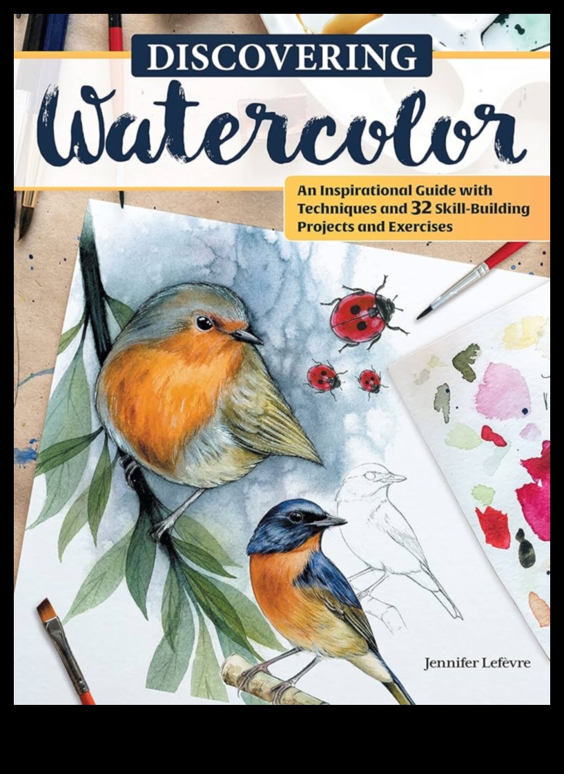 Gleznotāja palete: izsakiet sevi ar akvareļu tinti