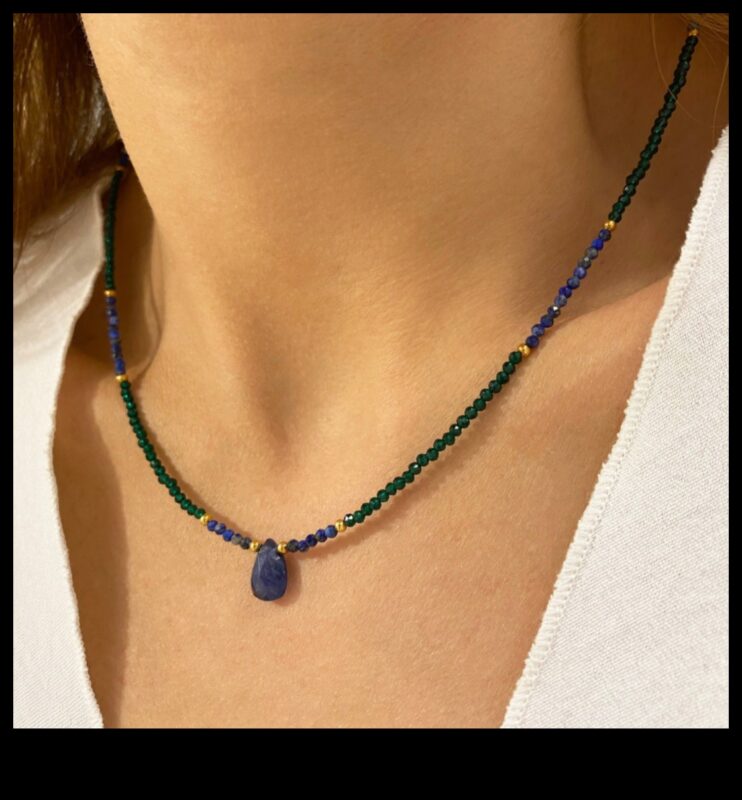 Harmonija dārgakmeņos: sazinieties ar skaistumu, izmantojot dārgakmeņu kaklasaites